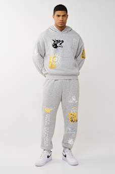 GRAPHIC LOGO BOXY HOODIE, image 7