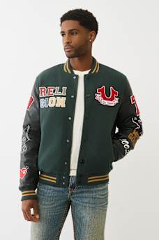 VINTAGE CAT VARSITY JACKET, image 1