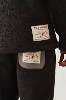 FLEECE HALF-ZIP HOODIE, image 5