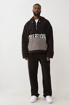 FLEECE HALF-ZIP HOODIE, image 6