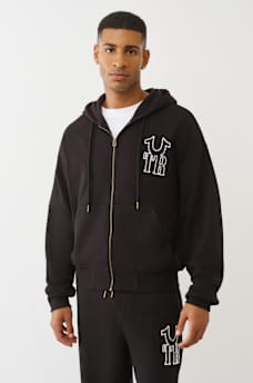 HORSESHOE APPLIQU&Eacute; ZIP HOODIE, image 2