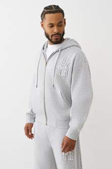 HORSESHOE APPLIQU&Eacute; ZIP HOODIE, image 3