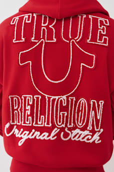 HORSESHOE APPLIQU&Eacute; ZIP HOODIE, image 1