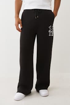 RIBBED LOGO BAGGY SWEATPANT, image 4