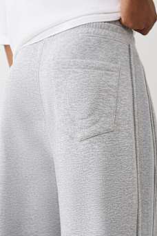 RIBBED LOGO BAGGY SWEATPANT, image 2