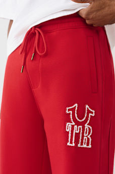 RIBBED LOGO BAGGY SWEATPANT, image 5