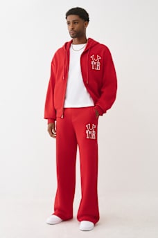 RIBBED LOGO BAGGY SWEATPANT, image 7