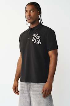 EMBROIDERED STITCH DEPT POLO SHIRT, image 3