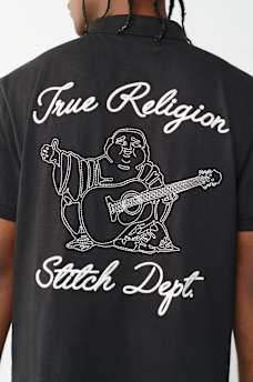 EMBROIDERED STITCH DEPT POLO SHIRT, image 1