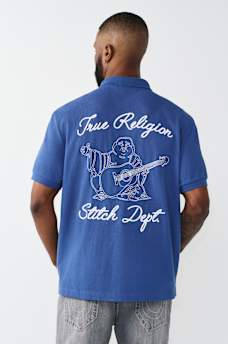 EMBROIDERED STITCH DEPT POLO SHIRT, image 5