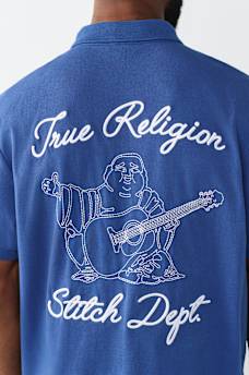 EMBROIDERED STITCH DEPT POLO SHIRT, image 1