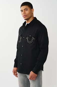 ARCHED LOGO COTTON TWILL SHIRT, image 3