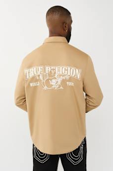 ARCHED LOGO COTTON TWILL SHIRT, image 1