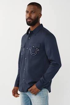 ARCHED LOGO COTTON TWILL SHIRT, image 3