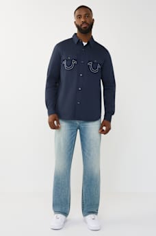 ARCHED LOGO COTTON TWILL SHIRT, image 6