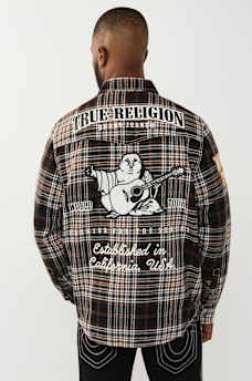 BIG T PLAID WESTERN SHIRT, image 1