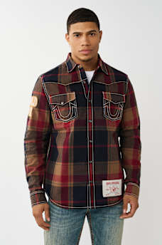 BIG T PLAID WESTERN SHIRT, image 2