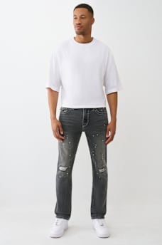 ROCCO BIG T PAINT SPLATTER SKINNY JEAN, image 6