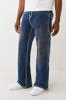 VINNY BLUE VELVET SUPER T ULTRA BAGGY JEAN 34", image 3