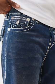 VINNY BLUE VELVET SUPER T ULTRA BAGGY JEAN 34", image 4