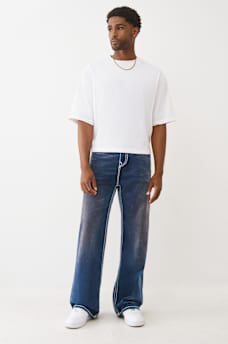 VINNY BLUE VELVET SUPER T ULTRA BAGGY JEAN 34", image 6