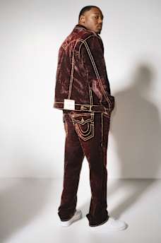 RICKY BROWN VELVET SUPER T STRAIGHT JEAN 34&rdquo;, image 2