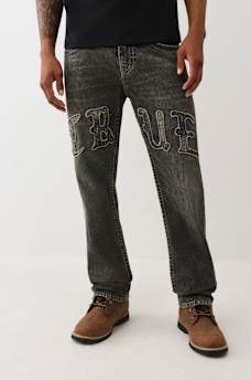 RICKY LOGO APPLIQUÉ STRAIGHT JEAN, image 1