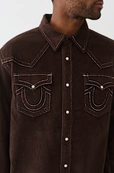 CAMISA DEL OESTE DE CORDEROY, image 2