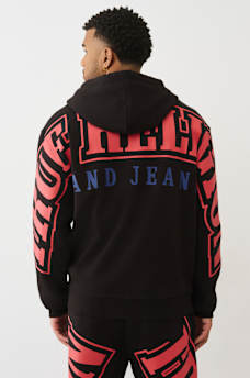 ARCHED LOGO ZIP HOODIE, image 6