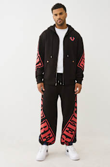 OVERT ARCHED LOGO BAGGY JOGGER, image 3