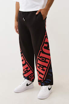OVERT ARCHED LOGO BAGGY JOGGER, image 4