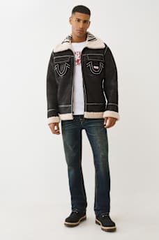 SHERPA FAUX LEATHER JACKET, image 7