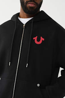 SUDADERA WORLD TOUR CON CAPUCHA Y CIERRE, image 4