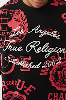 ALLOVER LOGO PRINT SWEATSHIRT, image 4