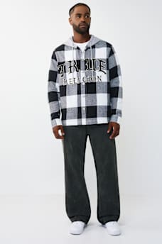 HOODED FLANNEL SHIRT, image 6