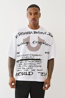 WORLD TOUR SCRIPT BOXY TEE, image 4