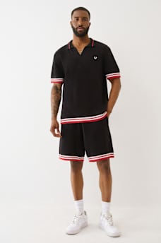 SWEATER KNIT POLO SHIRT, image 3