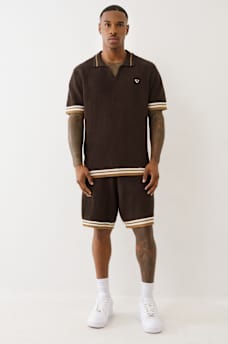 SWEATER KNIT POLO SHIRT, image 3