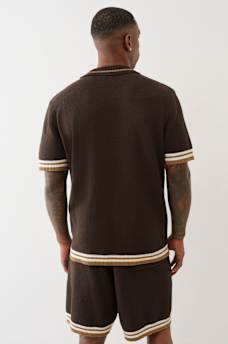 SWEATER KNIT POLO SHIRT, image 4