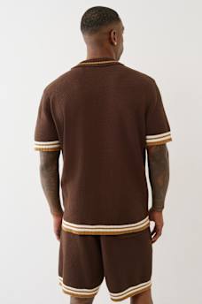 SWEATER KNIT POLO SHIRT, image 6