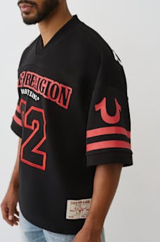 FOOTBALL KNIT BOXY JERSEY, image 4