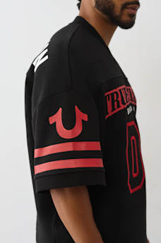 FOOTBALL KNIT BOXY JERSEY, image 5