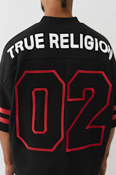 FOOTBALL KNIT BOXY JERSEY, image 6