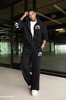 LOGO FLAG BAGGY SWEATPANT, image 2