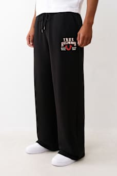 LOGO FLAG BAGGY SWEATPANT, image 4