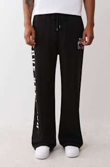 LOGO FLAG BAGGY SWEATPANT, image 1