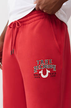 LOGO FLAG BAGGY SWEATPANT, image 5