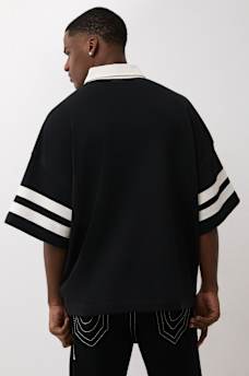 TERRY OVERSIZED POLO SHIRT, image 3
