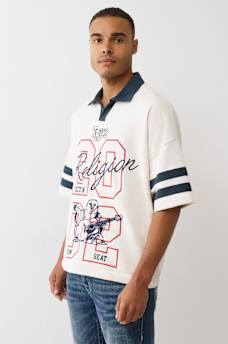 TERRY OVERSIZED POLO SHIRT, image 3