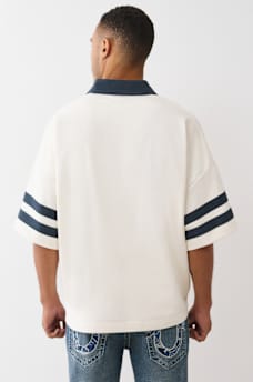 TERRY OVERSIZED POLO SHIRT, image 4